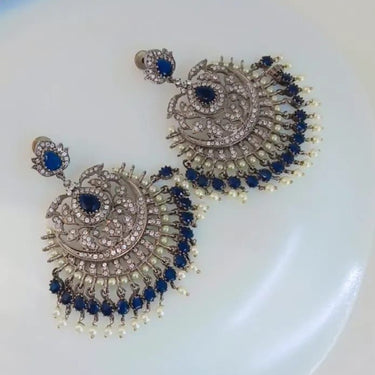 Antique Chandbali Earrings Zayn Luxury Jewellery